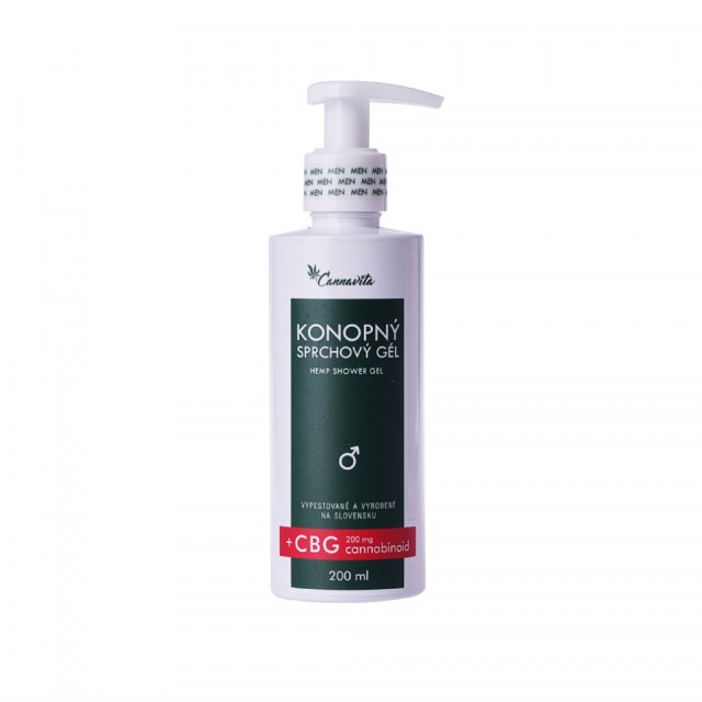 Konopny sprchovy gel pansky